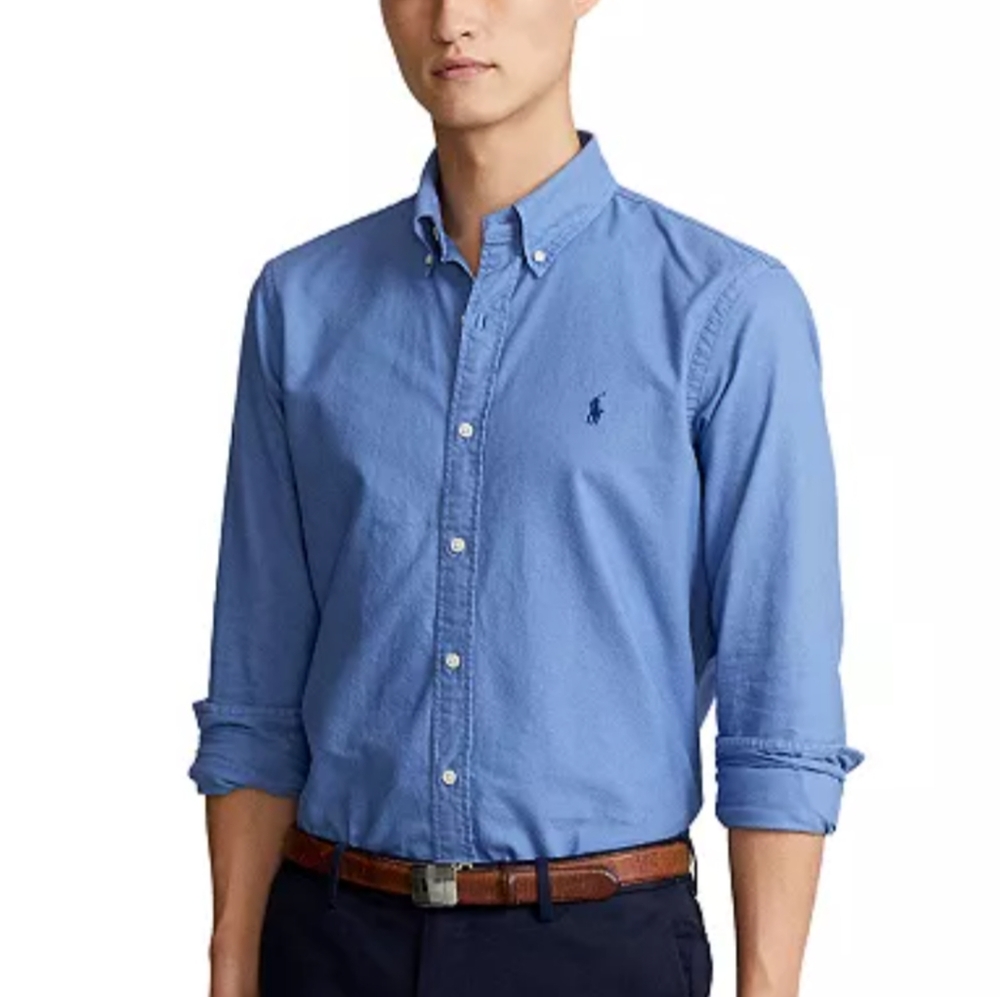 Ralph Lauren Classic Fit Button-Down Shirt | Size 15½ x 34/35 | 100% Cotton